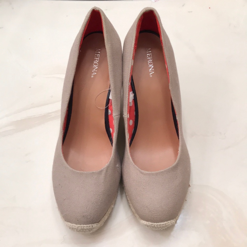 Tan Merona Wedges
